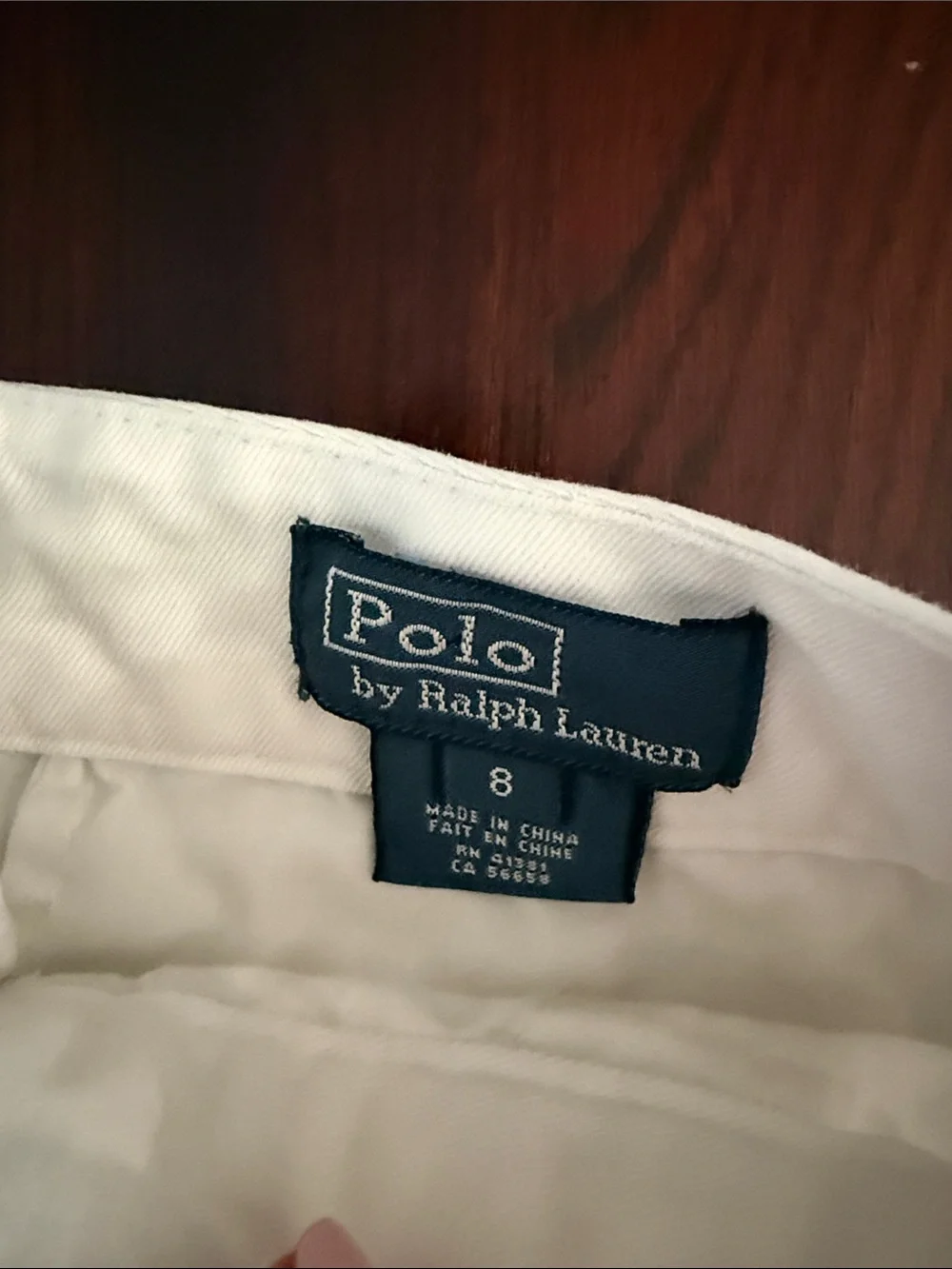 Classic White Cotton Chino Shorts